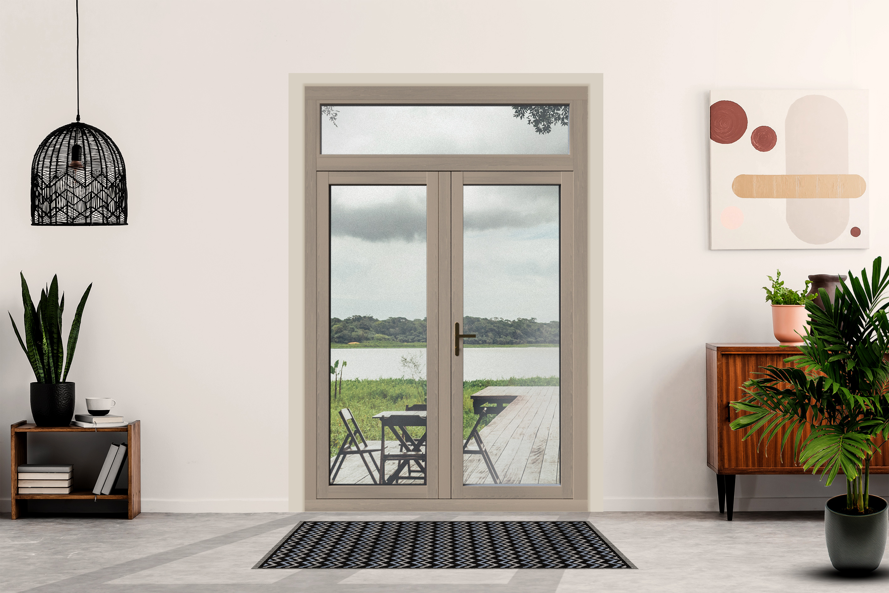 木门阳光房幕墙