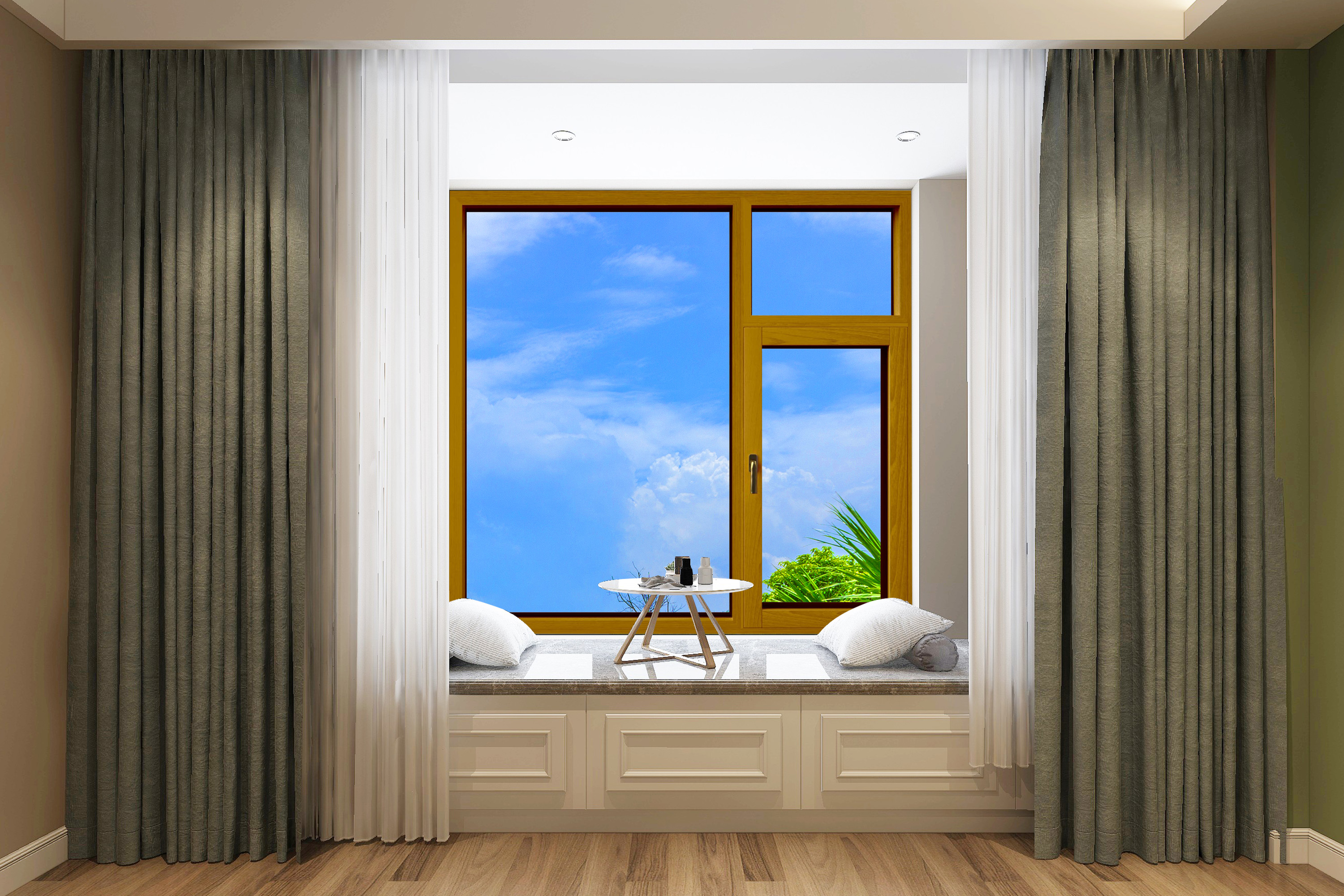 F 系列铝包木窗